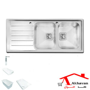 سینک ظرفشویی توکار کد 506 اخوان