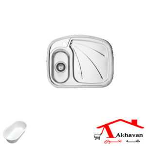 سینک ظرفشویی توکار کد 1 اخوان - خانه اخوان