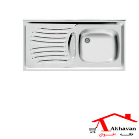سینک ظرفشویی روکار کد 123 اخوان - خانه اخوان