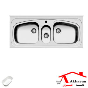 سینک ظرفشویی روکار کد 55 اخوان - خانه اخوان