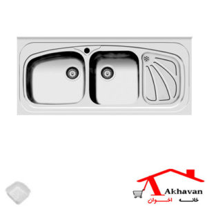 سینک ظرفشویی روکار کد 60 اخوان - خانه اخوان