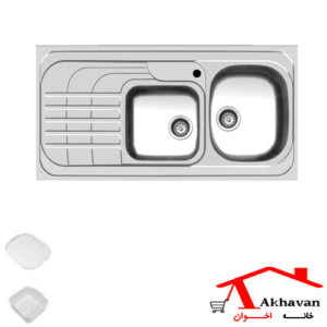 سینک ظرفشویی روکار کد 74 اخوان - خانه اخوان