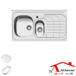 سینک ظرفشویی روکار کد 75 اخوان - خانه اخوان