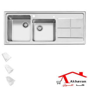 سینک ظرفشویی توکار کد 300 اخوان - خانه اخوان