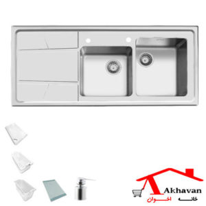 سینک ظرفشویی توکار کد 302 اخوان - خانه اخوان
