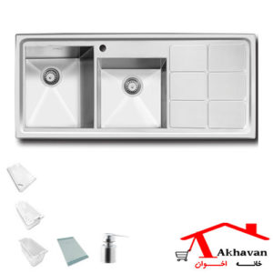 سینک ظرفشویی توکار کد 305 اخوان - خانه اخوان