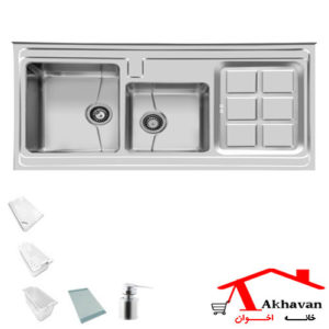 سینک ظرفشویی روکار کد 320 اخوان - خانه اخوان