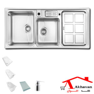 سینک ظرفشویی توکار کد 360 اخوان - خانه اخوان