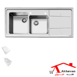 سینک ظرفشویی توکار کد 302S اخوان - خانه اخوان