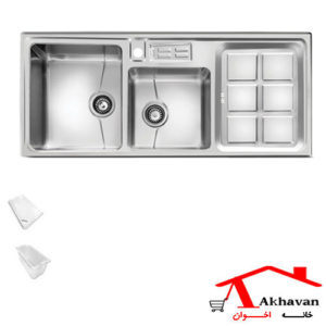 سینک ظرفشویی توکار کد 318S اخوان - خانه اخوان