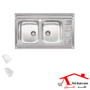 سینک ظرفشویی روکار کد 372S اخوان