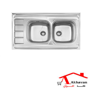 سینک ظرفشویی روکار کد 163 اخوان