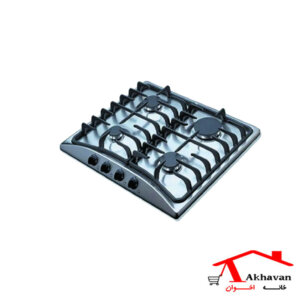 گاز رومیزی استیل 4 شعله کد G118 اخوان