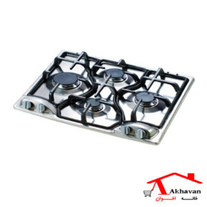 گاز رومیزی استیل 4 شعله کد G61 اخوان