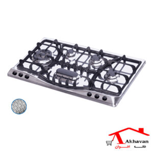 گاز رومیزی استیل 5 شعله کد G81 اخوان