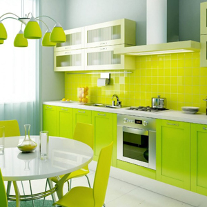 آشپزخانه های رنگی خانه ها