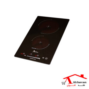 صفحه برقی رومیزی دو شعله مشکی کد GE2 اخوان