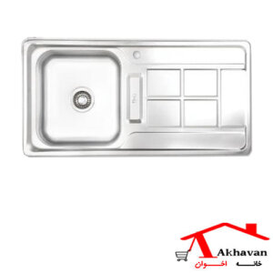 سینک ظرفشویی توکار تک لگنه کد 387 اخوان