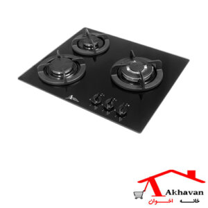 گاز رومیزی شیشه ای 3 شعله کد Gi110 اخوان