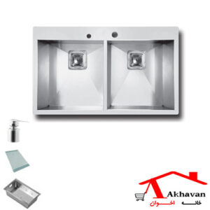 سینک ظرفشویی توکار کد 335 اخوان