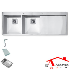 سینک ظرفشویی توکار کد 357 اخوان