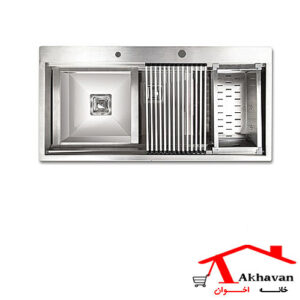 سینک ظرفشویی توکار کد 355 اخوان