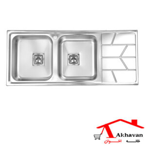 سینک ظرفشویی توکار کد 388S اخوان