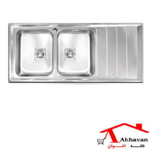 سینک ظرفشویی توکار کد 504S اخوان