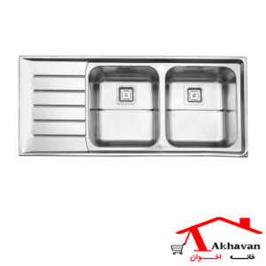 سینک ظرفشویی توکار کد 510S اخوان