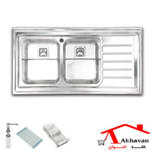 سینک ظرفشویی روکار کد 511 اخوان