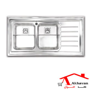 سینک ظرفشویی روکار کد 511S اخوان