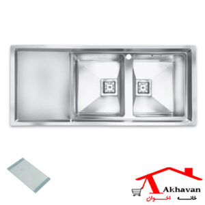 سینک ظرفشویی توکار کد 604S اخوان