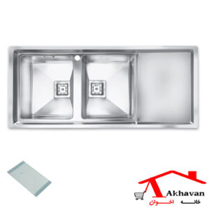 سینک ظرفشویی توکار کد 604S اخوان