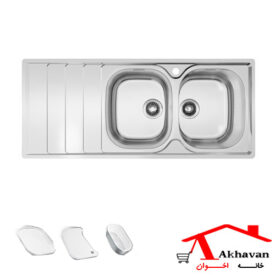 سینک ظرفشویی توکار کد 147A اخوان