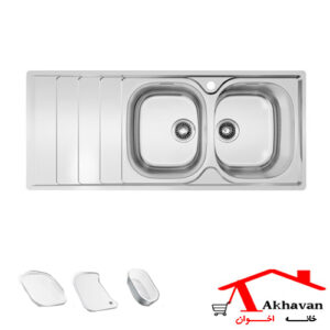 سینک ظرفشویی توکار کد 147A اخوان
